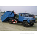 140 Long Cab 4*2 6m3 Truck mounted Hook Lift Garbage Box Truck
